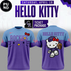 Colorado Rockies x Hello Kitty Purple 2026 Hoodie T-Shirt