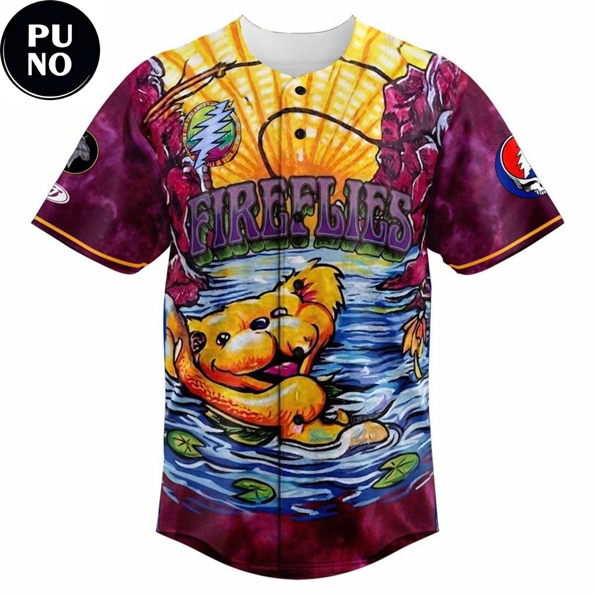 Columbia Fireflies x Grateful Dead 2026 Baseball Jersey