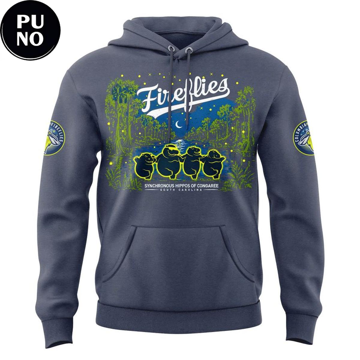 Columbia Fireflies x Synchronized Hippo 2026 Hoodie T-Shirt