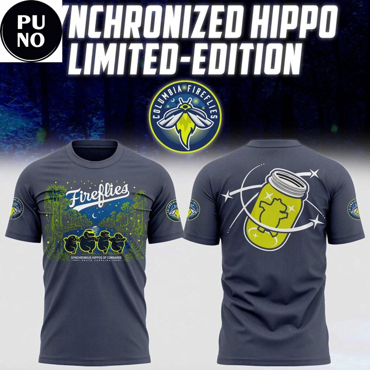 Columbia Fireflies x Synchronized Hippo 2026 Hoodie T-Shirt