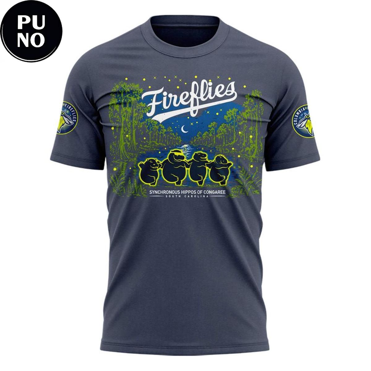 Columbia Fireflies x Synchronized Hippo 2026 Hoodie T-Shirt