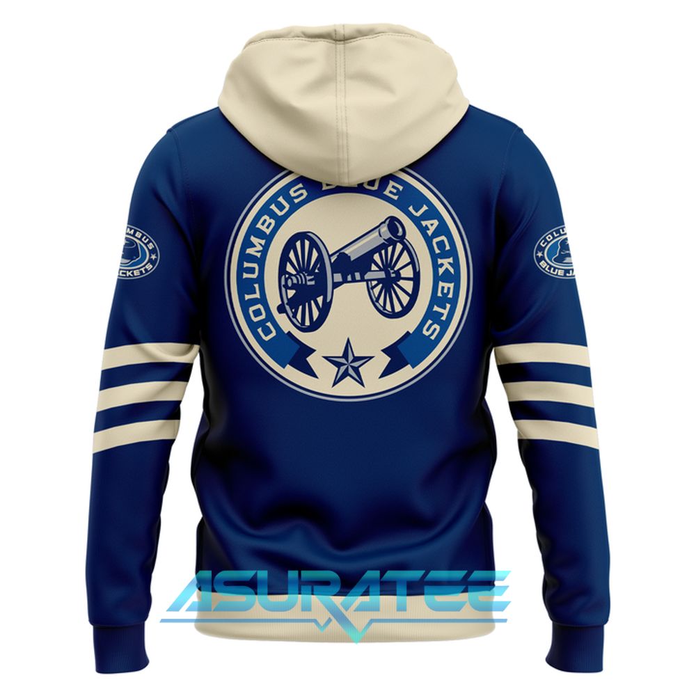 Columbus Blue Jackets 2026 Military Appreciation Night Hoodie, Cap