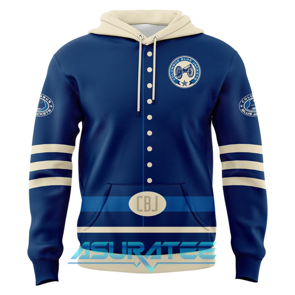 Columbus Blue Jackets 2026 Military Appreciation Night Hoodie, Cap