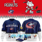 Columbus Blue Jackets ”Peanuts Night” 2026 Snoopy Special Sweatshirt