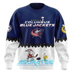 Columbus Blue Jackets ”Peanuts Night” 2026 Snoopy Special Sweatshirt