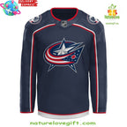 Columbus Blue Jackets Chill Guy Navy Hockey Jersey NHL Fan Gear