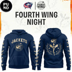 Columbus Blue Jackets x Fourth Wing Night 2026 Hoodie T-Shirt