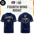 Columbus Blue Jackets x Fourth Wing Night 2026 Hoodie T-Shirt