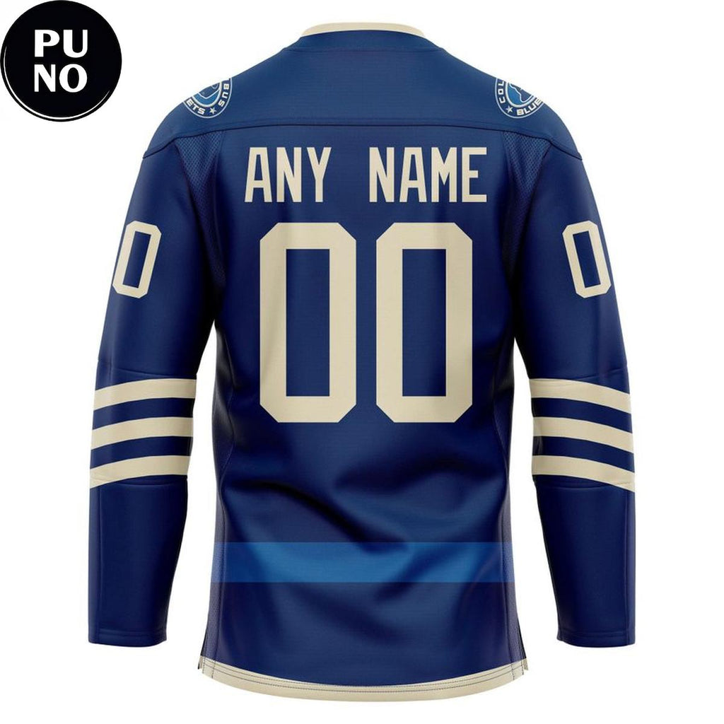Columbus Blue Jackets x Military Appreciation Night 2026 Personalized Hockey Jersey