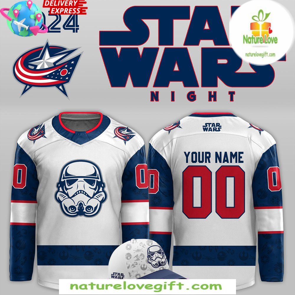 Columbus Blue Jackets Star Wars Jersey 2026 Hockey Custom