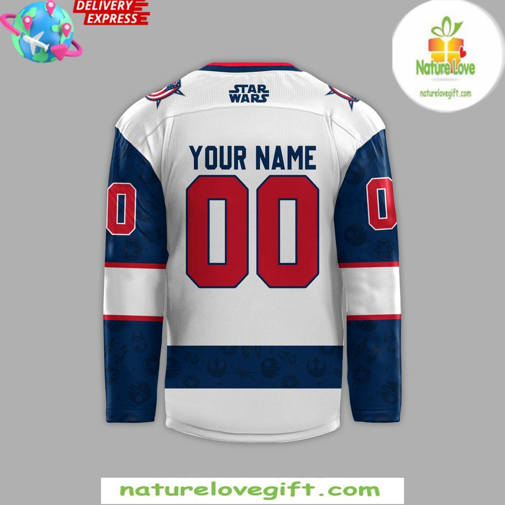 Columbus Blue Jackets Star Wars Jersey 2026 Hockey Custom