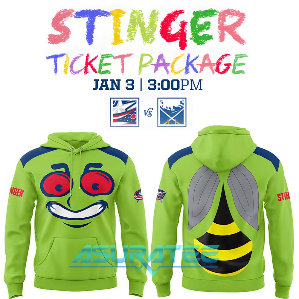 Columbus Blue Jackets x Stinger Game Night 2026 Hoodie