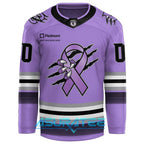 Columbus River Dragons 2025 Hockey Fights Cancer Hockey Jersey