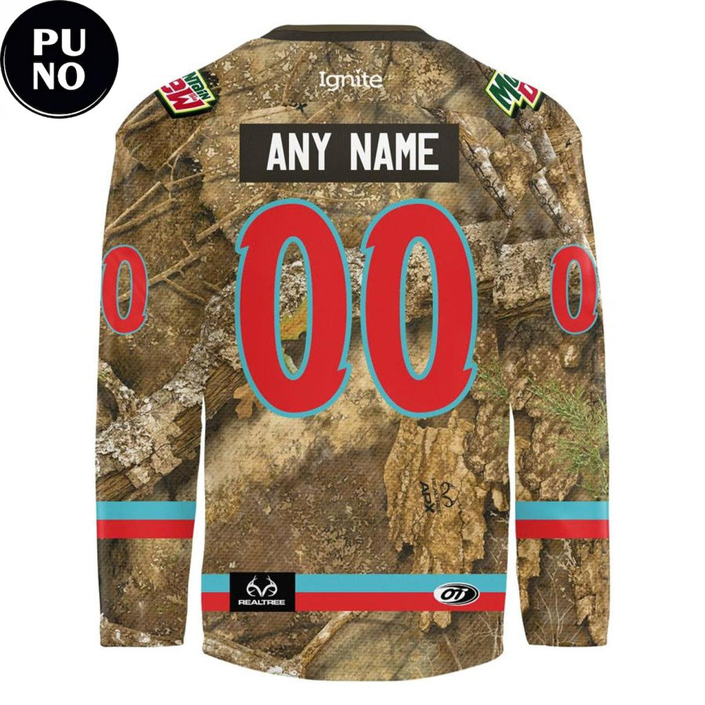 Columbus River Dragons x Outdoors Night 2026 Personalized Hockey Jersey