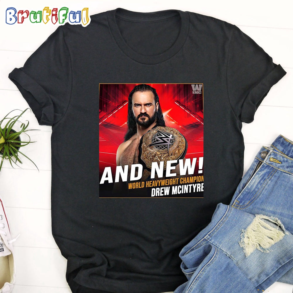 Congrats Drew Mclntyre And New WWE Raw World Heavyweight Champion T-Shirt