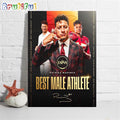 Congratulations To Patrick Mahomes Is The 2023 ESPY Best Male Athlete Poster Canvas