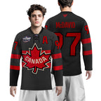 Connor McDavid Canada 4 Nation Face off Champion Hockey Jersey