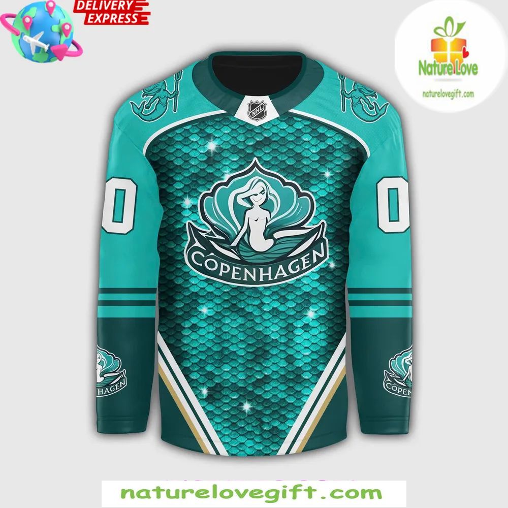 NHL 2026 Hockey Jersey Copenhagen Mermaids