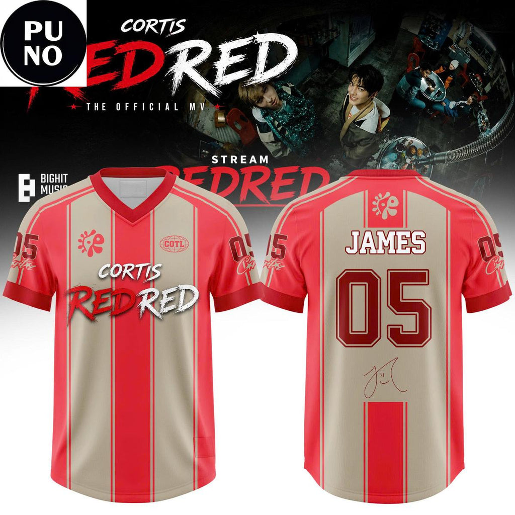 Cortis Official MV RedRed 2026 Personalized Football Jersey