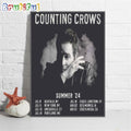 Counting Crows Summer Tour 2024 Schedule Poster Canvas