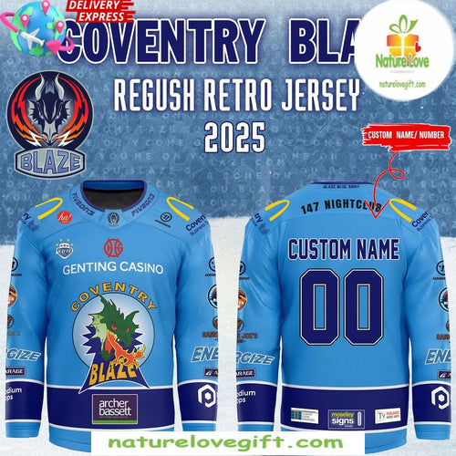 Coventry Blaze 2026 Retro Hockey Jersey Regush