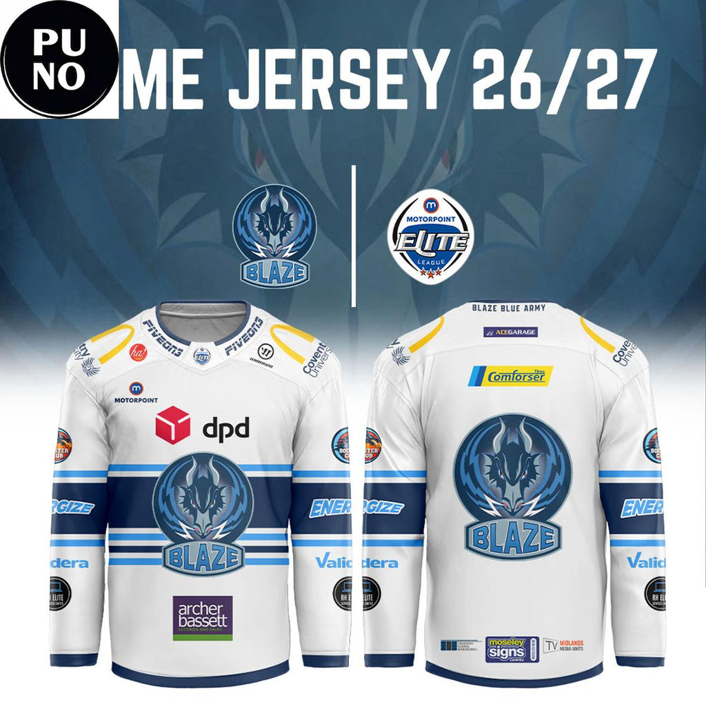 Coventry Blaze Season 2026/27 Personalized Hockey Jersey