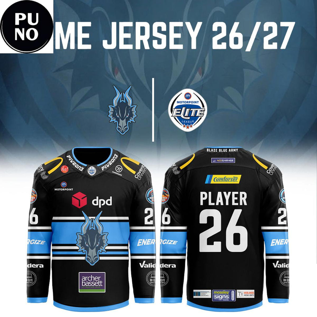 Coventry Blaze Season 2026/27 Personalized Hockey Jersey