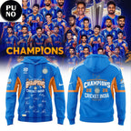 Cricket India 2026 ICC Men’s T20 World Cup Champions Hoodie T-Shirt
