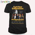 Curb Your Enthusiasm 24th Anniversary Thank You For The Memories Signatures T Shirt