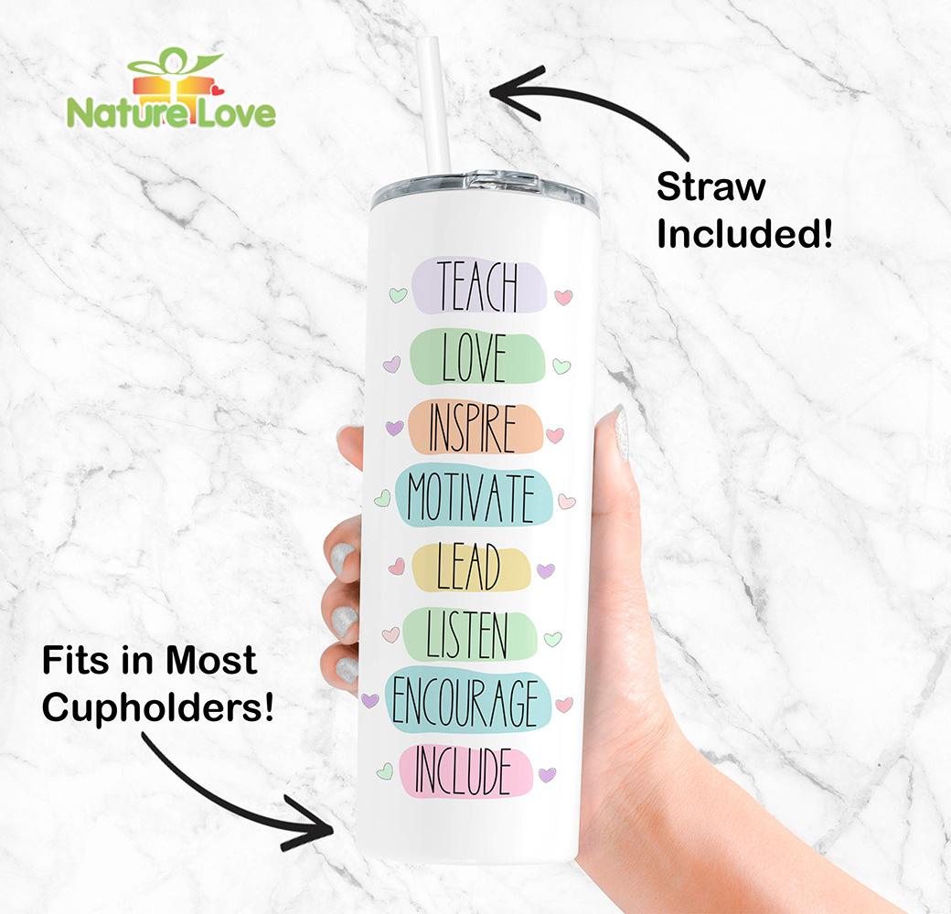 Custom Grade Level Teacher 20 oz Tumbler Back to School Gifts