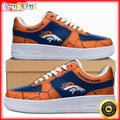 Custom NFL Denver Broncos Air Force 1 Shoes Sneaker Football Shoes For Fans
