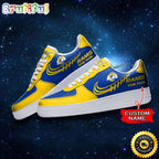 Custom NFL Los Angeles Rams Air Force 1 Shoes Sneaker Football Shoes For Sport Fans