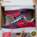 Custom NFL New England Patriots Air Force 1 Shoes Fashionable Air Force 1