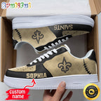 Custom NFL New Orleans Saints Air Force 1 Shoes Fashionable Air Force 1