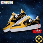 Custom NFL Pittsburgh Steelers Air Force 1 Shoes Sneaker Football Shoes For Sport Fans