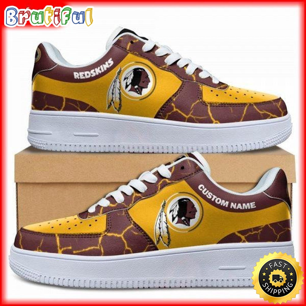 Custom NFL Washington Commanders Air Force 1 Shoes Sneaker Football Shoes For Fans