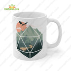 D20 Scene Mug DnD Dungeons and Dragons Gift