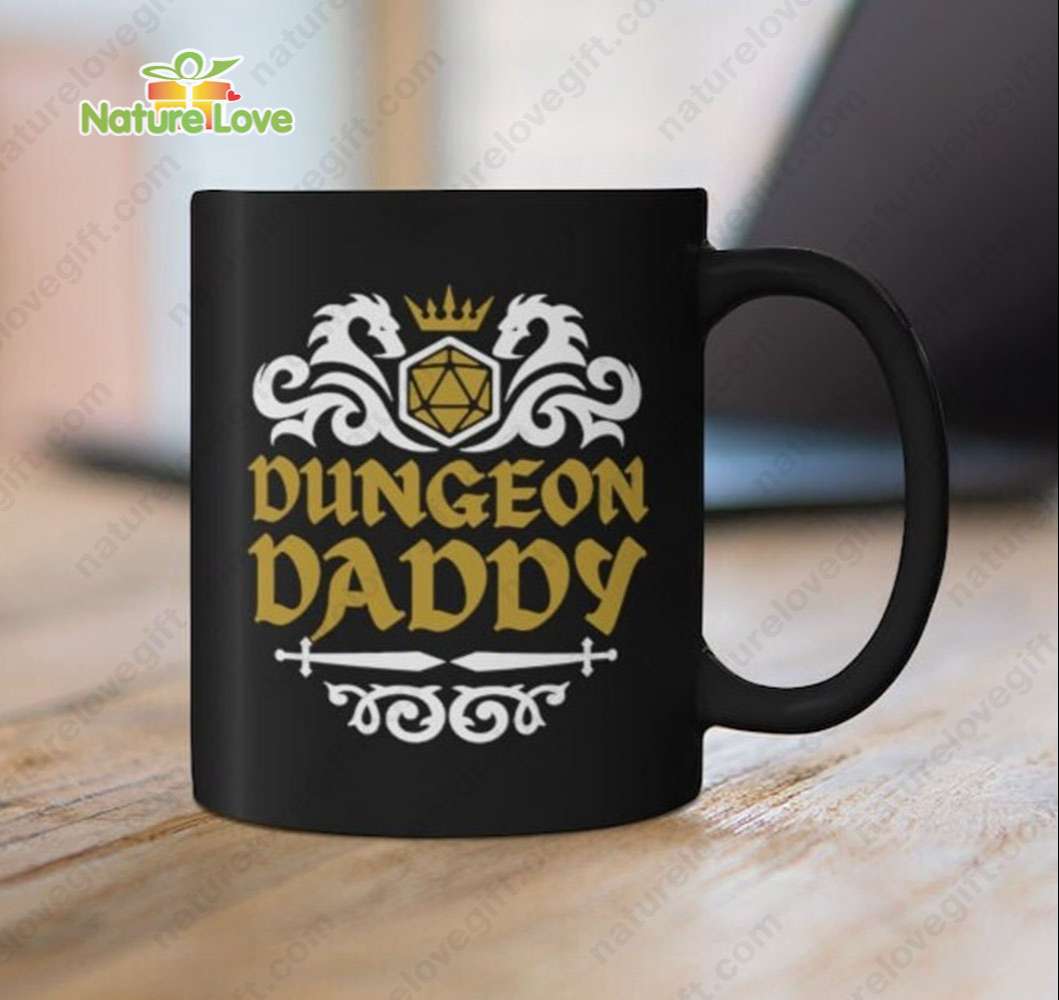 Dungeon Daddy Mug DnD Dungeons and Dragons Father Gift