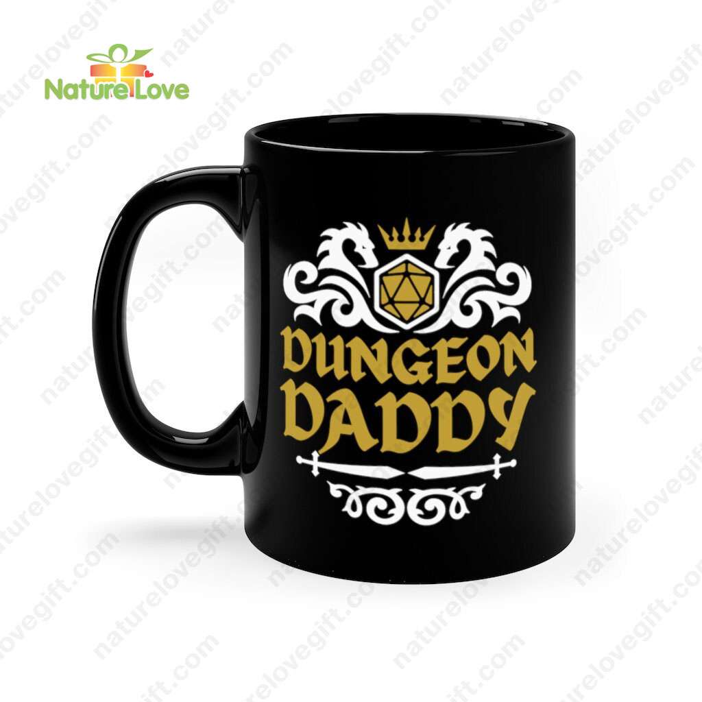 Dungeon Daddy Mug DnD Dungeons and Dragons Father Gift