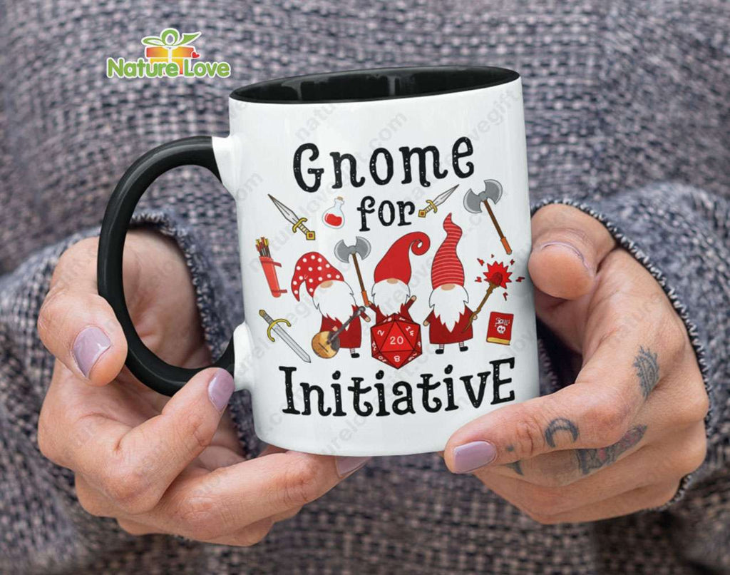 DND Gnome for Initiative Mug DnD Dungeons and Dragons Gift