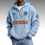 DR Congo World Cup 2026 Waffle Quarter Zip Hoodie