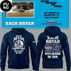Dallas Cowboy x Zach Bryan With Heaven On Tour 2026 Hoodie T-shirt