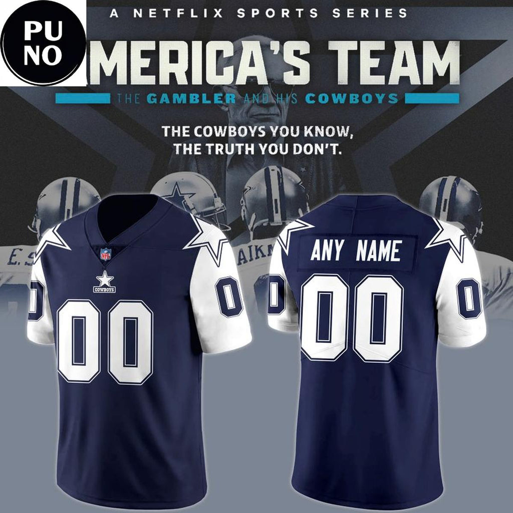 Dallas Cowboys 1996 Authentic Throwback Retired Personalized Football Jersey