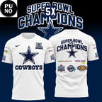 Dallas Cowboys 5 Time Super Bowl Champions Patch Throwback Hoodie Shirt