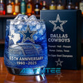 Dallas Cowboys 65th Anniversary Whiskey Glass