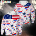Dallas Cowboys Happy Independence Day 4th Of July 3D Hoodie