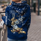 Custom NFL Dallas Cowboys Hoodie Leggings Rock Paper Scissors Throat Punch I Win Hoodie