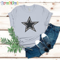 Dallas Cowboys Women’s ’47 Cream Panthera Frankie T-Shirt