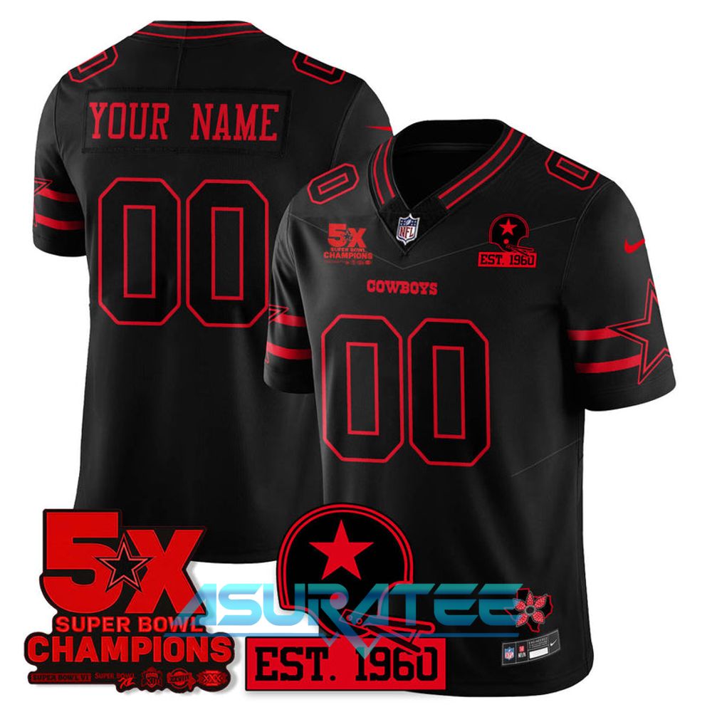 Dallas Cowboys x Stranger Things 5 Limited Custom Jersey