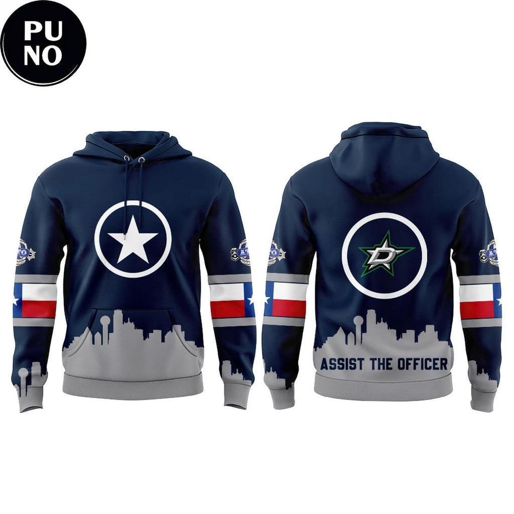 Dallas Stars 2026 Dallas Police Hoodie T-Shirt